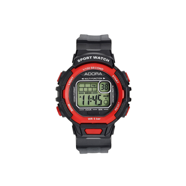 Adora AL3526 Kinder Digitaluhr mit Alarm, Licht, Stoppfunktion und 5 Bar Wasserdichtigkeit
