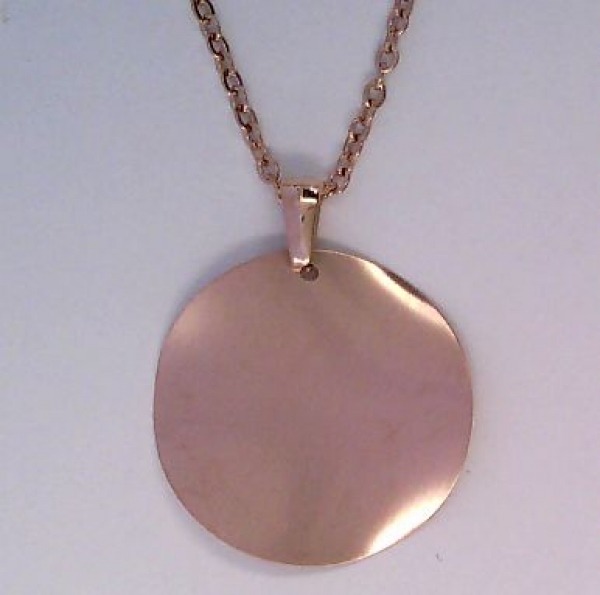 CEM ST9-145C 4-202961-001 Damen Halskette Collier mit Anhänger Edelstahl rose