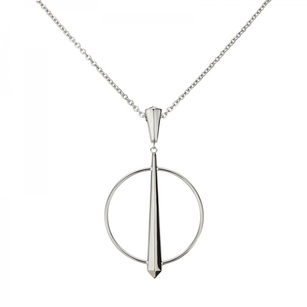 CEM 4-203088-001  ST-00008C Damen Collier Edelstahl silber mit Anhänger