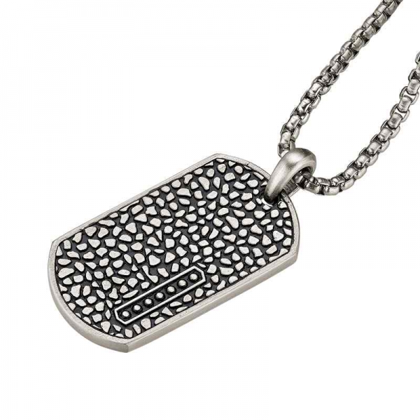 CEM 4-203206-001  ST-00088K Herren Halskette Collier Edelstahl mit Anhänger