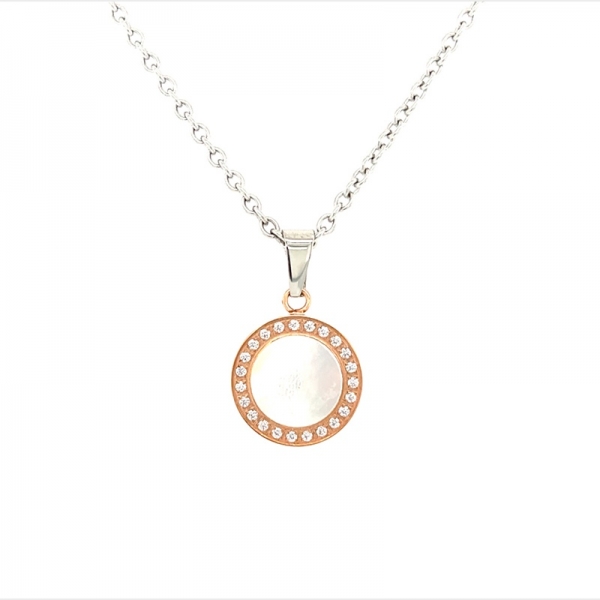 CEM 4-203328-001 ST-00158C Damen Halskette Collier Edelstahl mit Anhänger