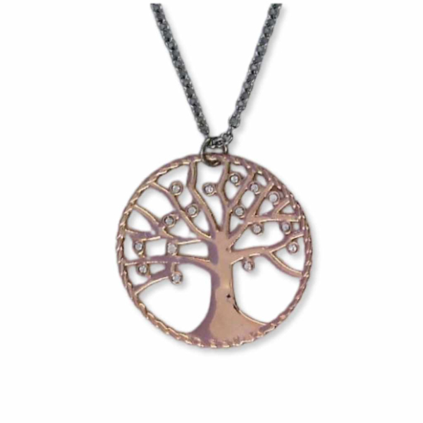 CEM  4-203082-001 ST9-179C Damen Halskette Collier mit Lebensbaum