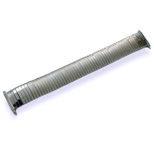 000103 Uhrenarmband Zugarmband silber