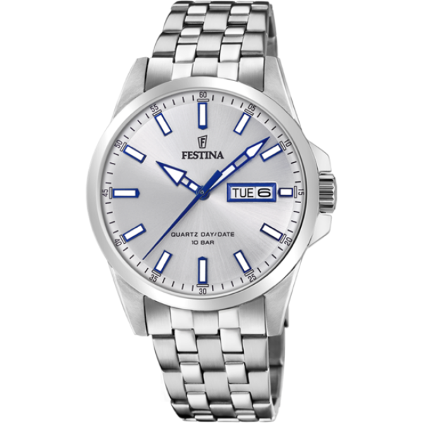 FESTINA F20357/1 HERREN UHR KLASSIK  EDELSTAHL