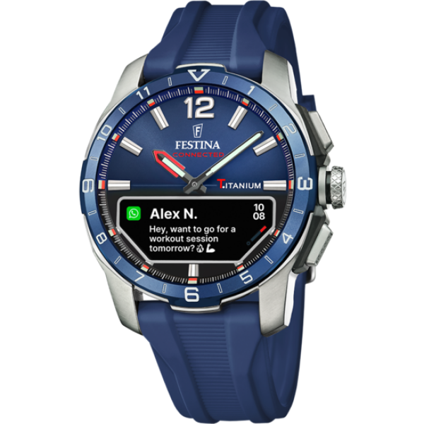 HERRENUHR FESTINA CONNECTED D BLAU F23000/1 Hybrid Smartwatch