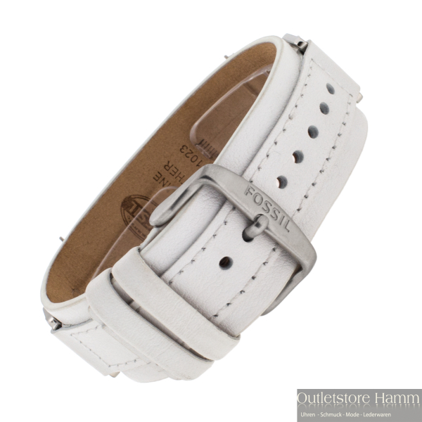 Fossil Armbanduhr Breites Lederarmband Fossil Uhr Breites