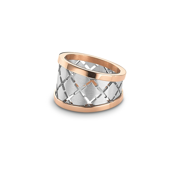 CEM ST8-081 Ring Edelstahl Damenring IP rosé Damen 52