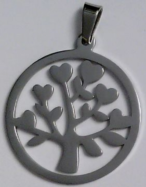 CEM ST8-108 4-202441-001 Anhänger Motiv Baum Edelstahl