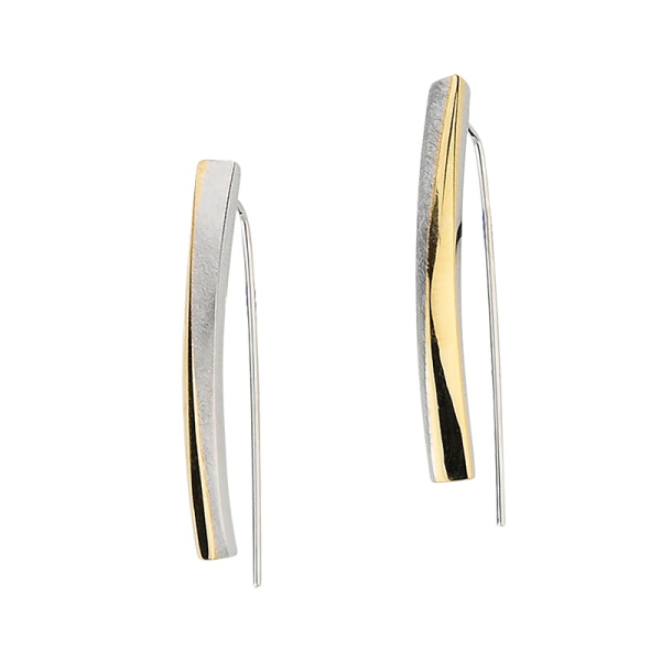 CEM ST9-009O 4-202698-001 Ohrringe Edelstahl Ohrklemmer bicolor Damen