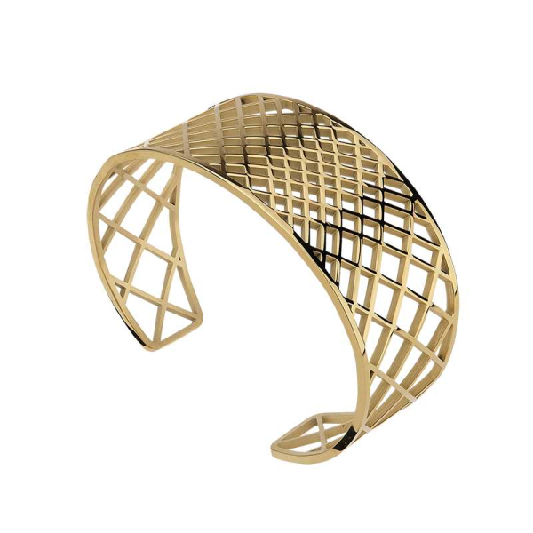 CEM ST9-100B 4-202847-001 Damen Armreif Edelstahl gold