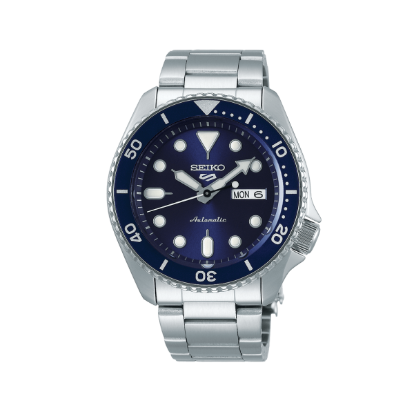 Seiko 5 Sports SRPD51K1 – Automatik-Herrenuhr 42,5 mm Edelstahl, Blau, 10 ATM