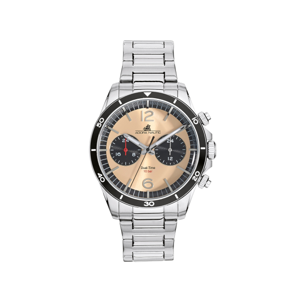 Adora Nautic AN2317 Herren Chronograph mit Edelstahlgehäuse, Dual-Time-Funktion, Mineralglas und 10 Bar Wasserdichtigkeit – sportlich & funktional.