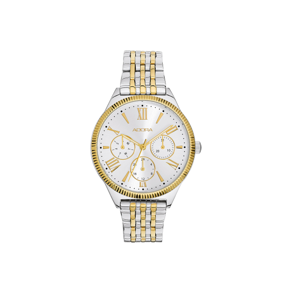 Adora Trends AT5561 Damenarmbanduhr mit 37 mm Edelstahlgehäuse, Mineralglas und 5 Bar Wasserschutz – modern, schlicht und zuverlässig.