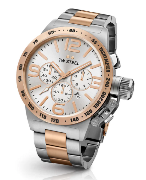 TW-Steel CB123 Canteen Bracelet Herren Uhr Chronograph Quarz