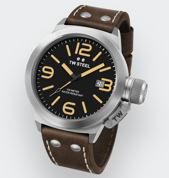 TW-Steel CS31 Canteen Leather Herren Uhr Quarz