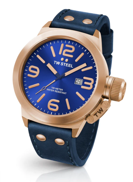 TW-Steel CS62 Canteen Leather Herren Uhr Quarz