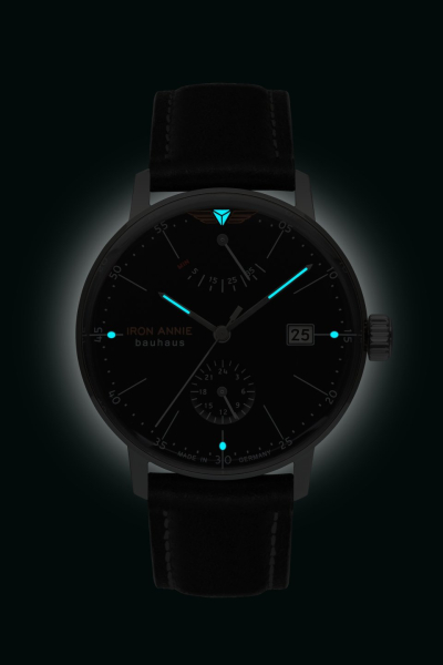 IRON ANNIE 5060-2 Herren Uhr Armbanduhr Automatik Edelstahl Leder