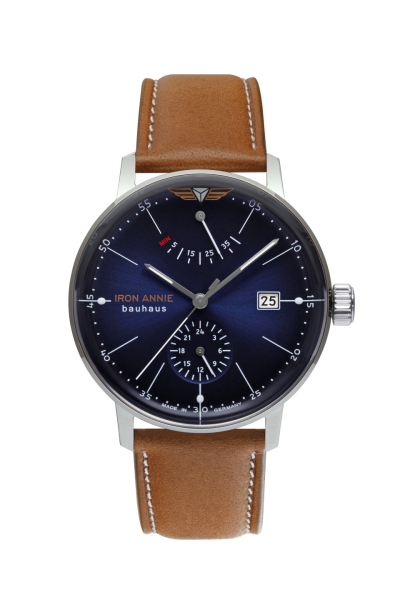 IRON ANNIE 5060-3 Herren Uhr Armbanduhr Automatik Edelstahl Leder