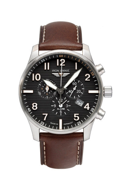 IRON ANNIE 5684-2 D-Aqui Uhr Herren Leder Alarm Quarz