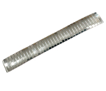 000103 Uhrenarmband Edelstahlarmband Zugarmband silber 18mm